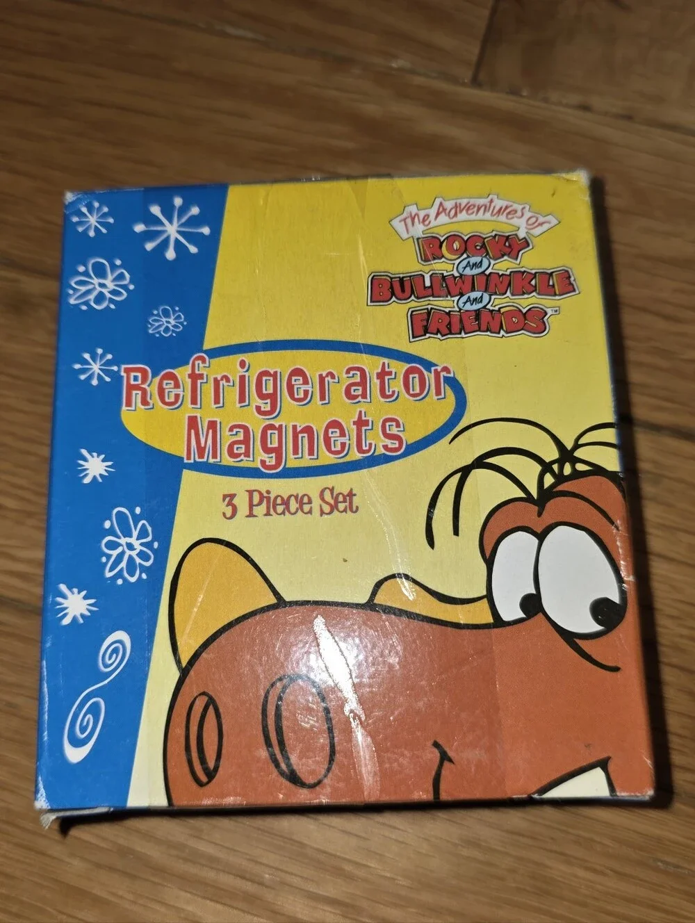 Rocky and BULLWINKLE REFRIDGERATOR MAGNETS SET 